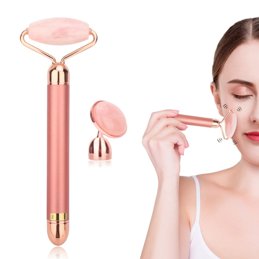 Vibrating Quartz Jade Massager