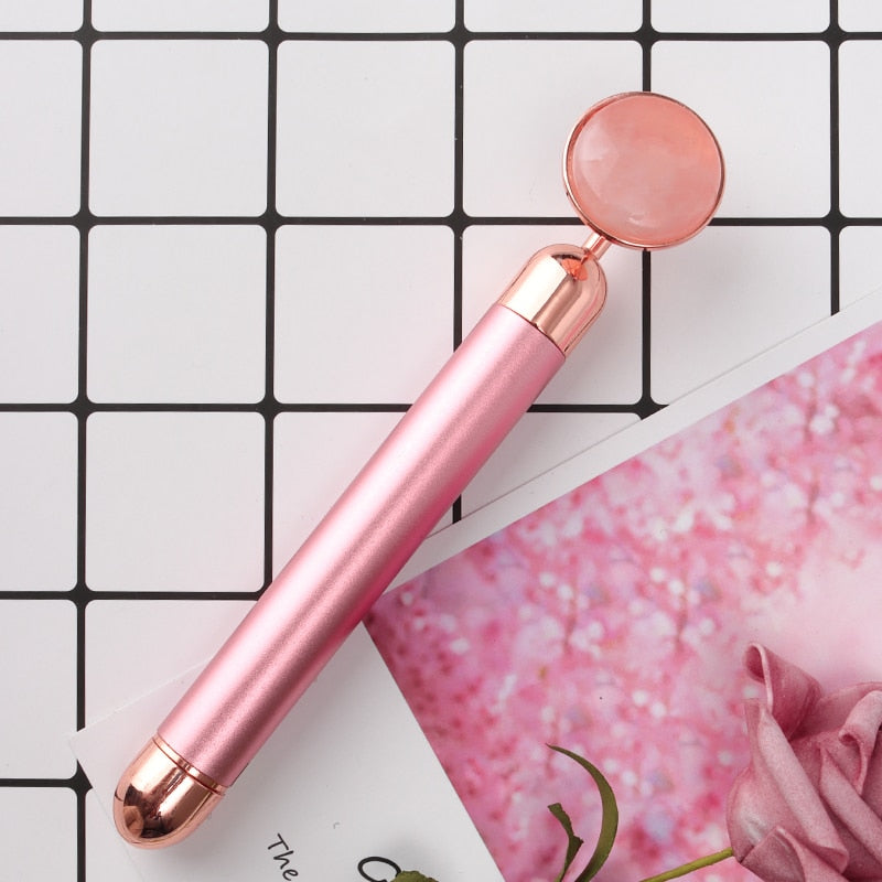 Vibrating Quartz Jade Massager