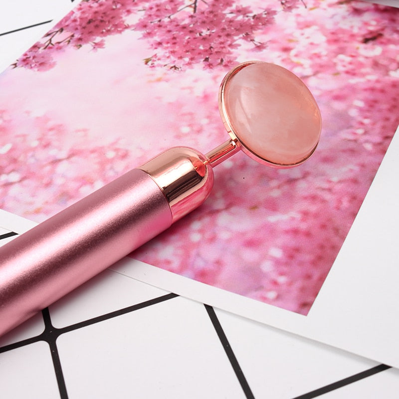 Vibrating Quartz Jade Massager